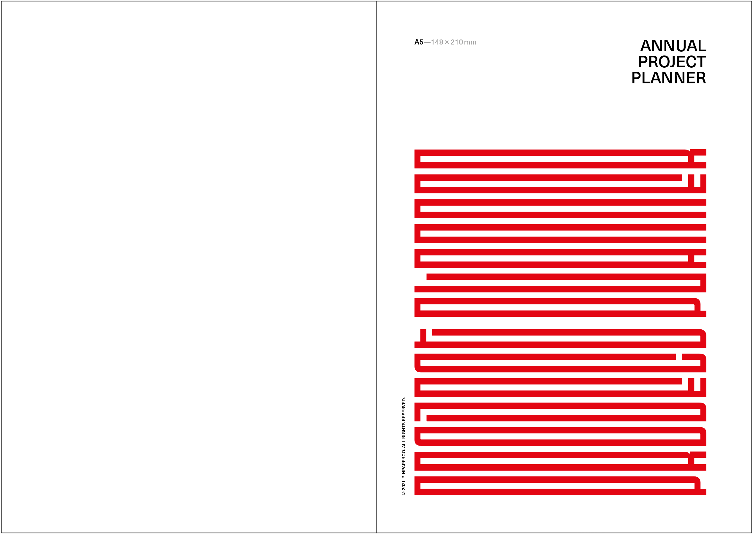 Annual project planner.