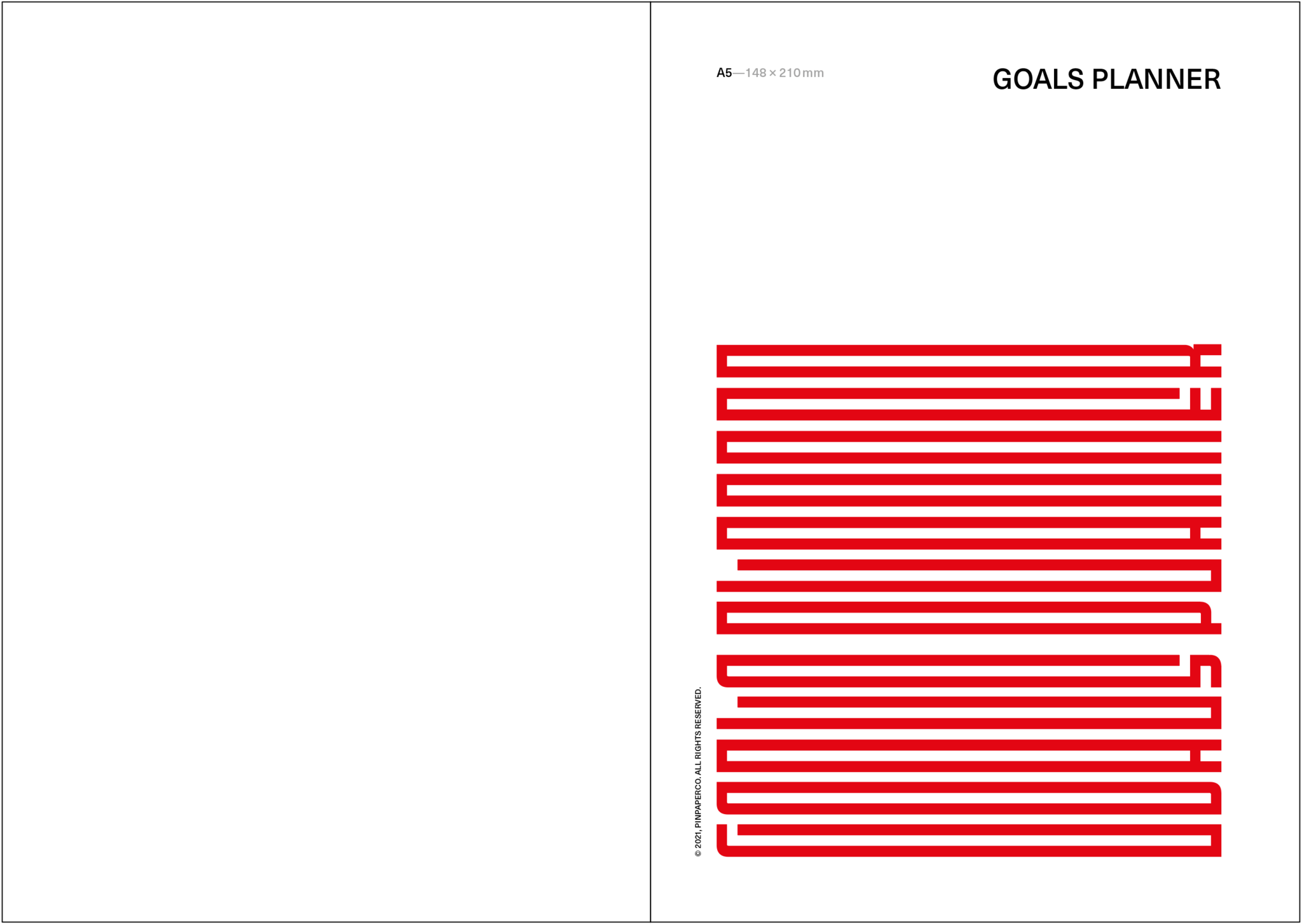 Goals planner.