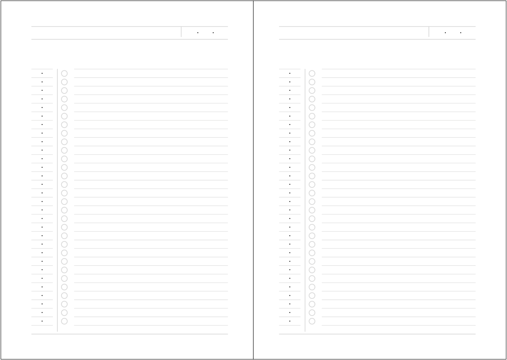 To-do lists.