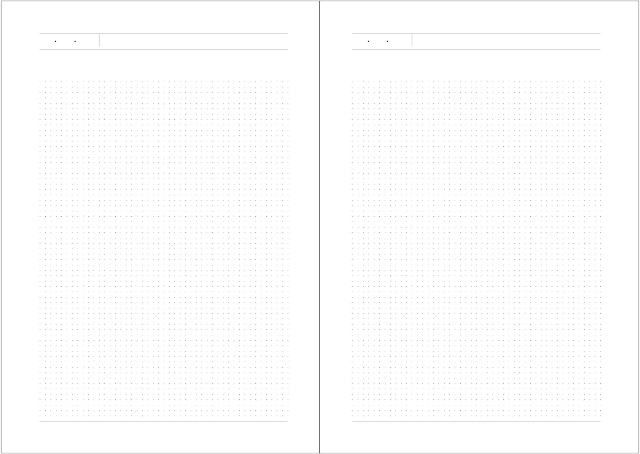 Dot paper. 2.5mm dots.