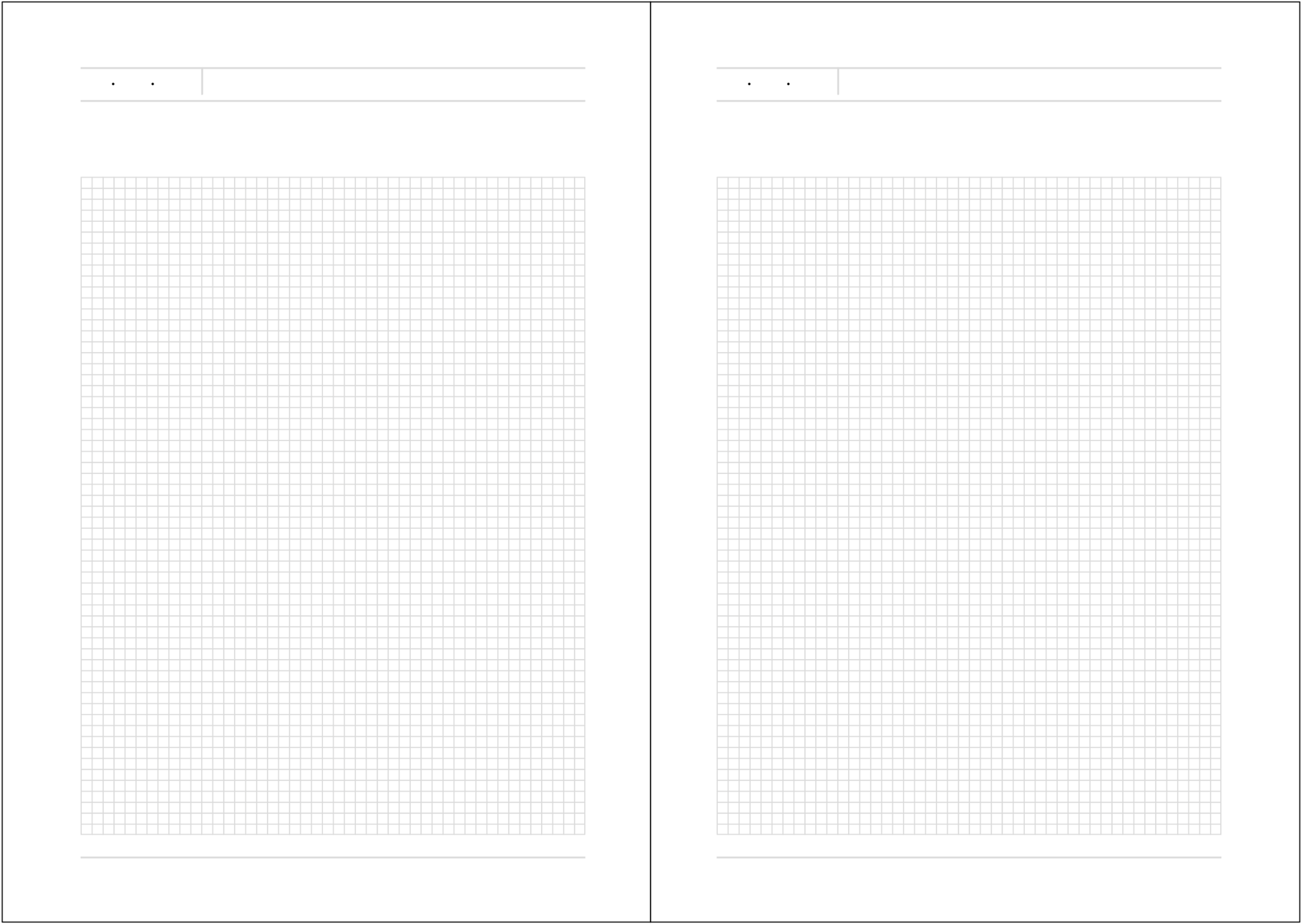Grid paper. 2.5mm lines.