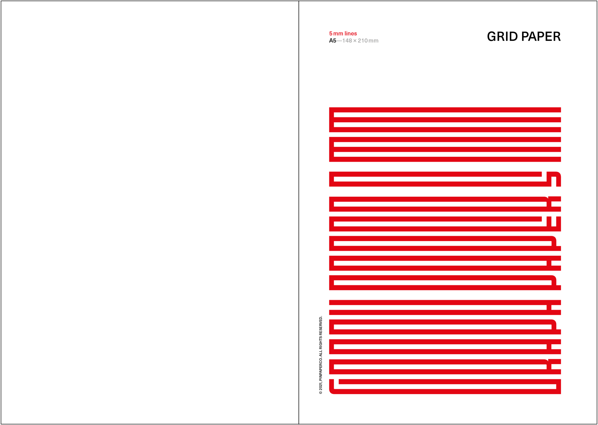 Grid paper. 5mm lines.