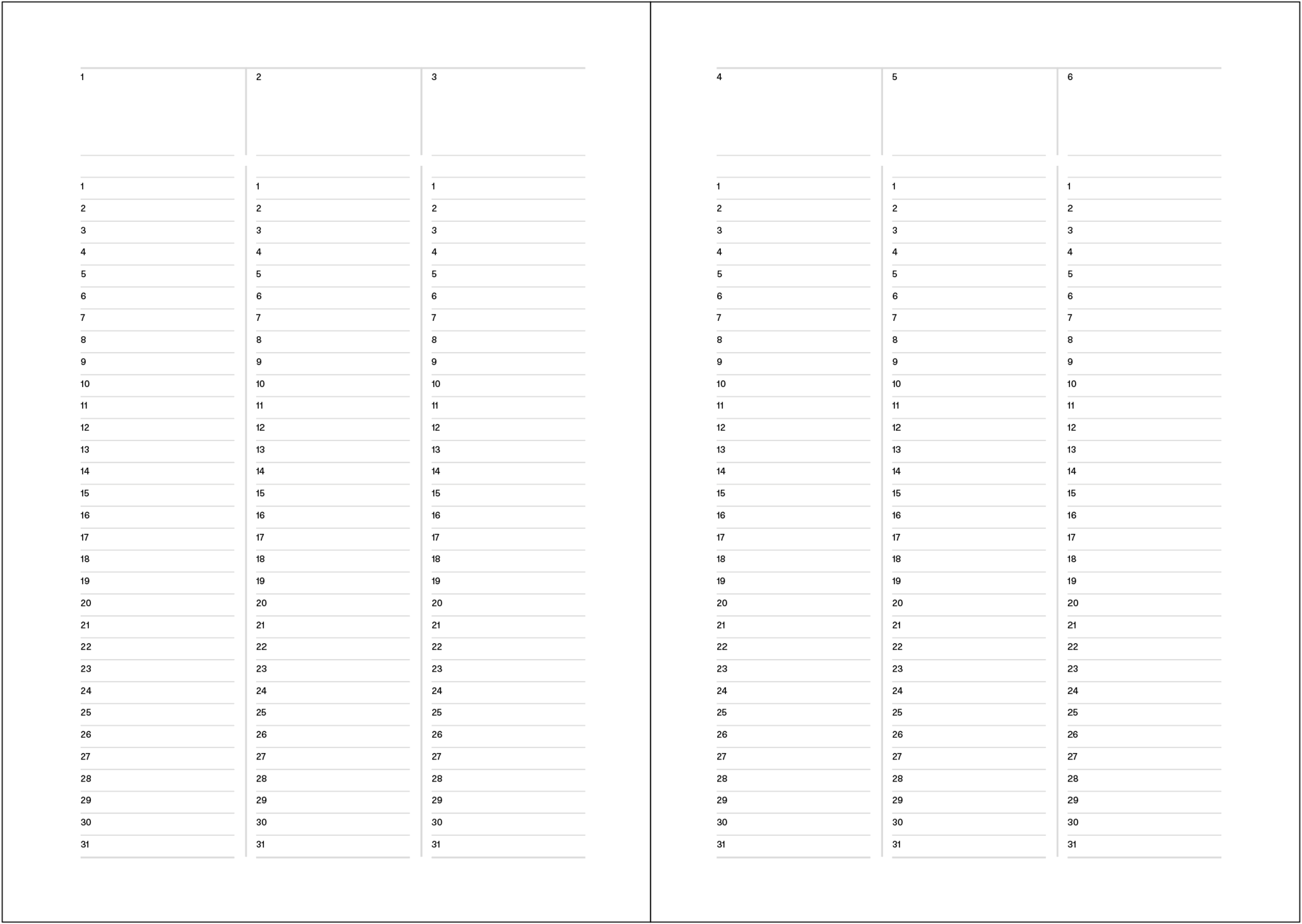 Quarterly index.